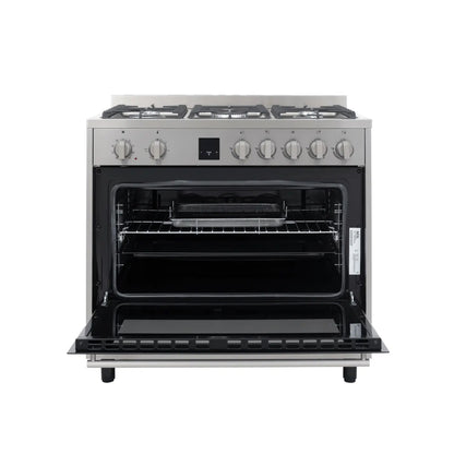 AEG 90cm Gas/Electric Cooker Stainless Steel