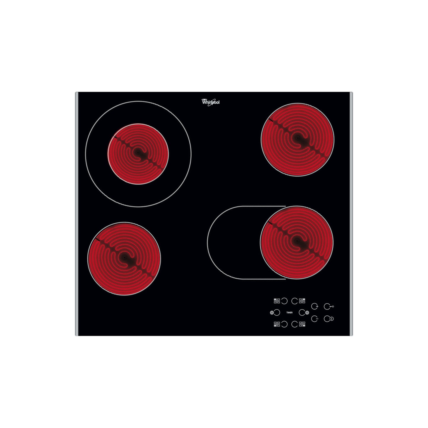 Whirlpool 60cm Touch Control Hob Black