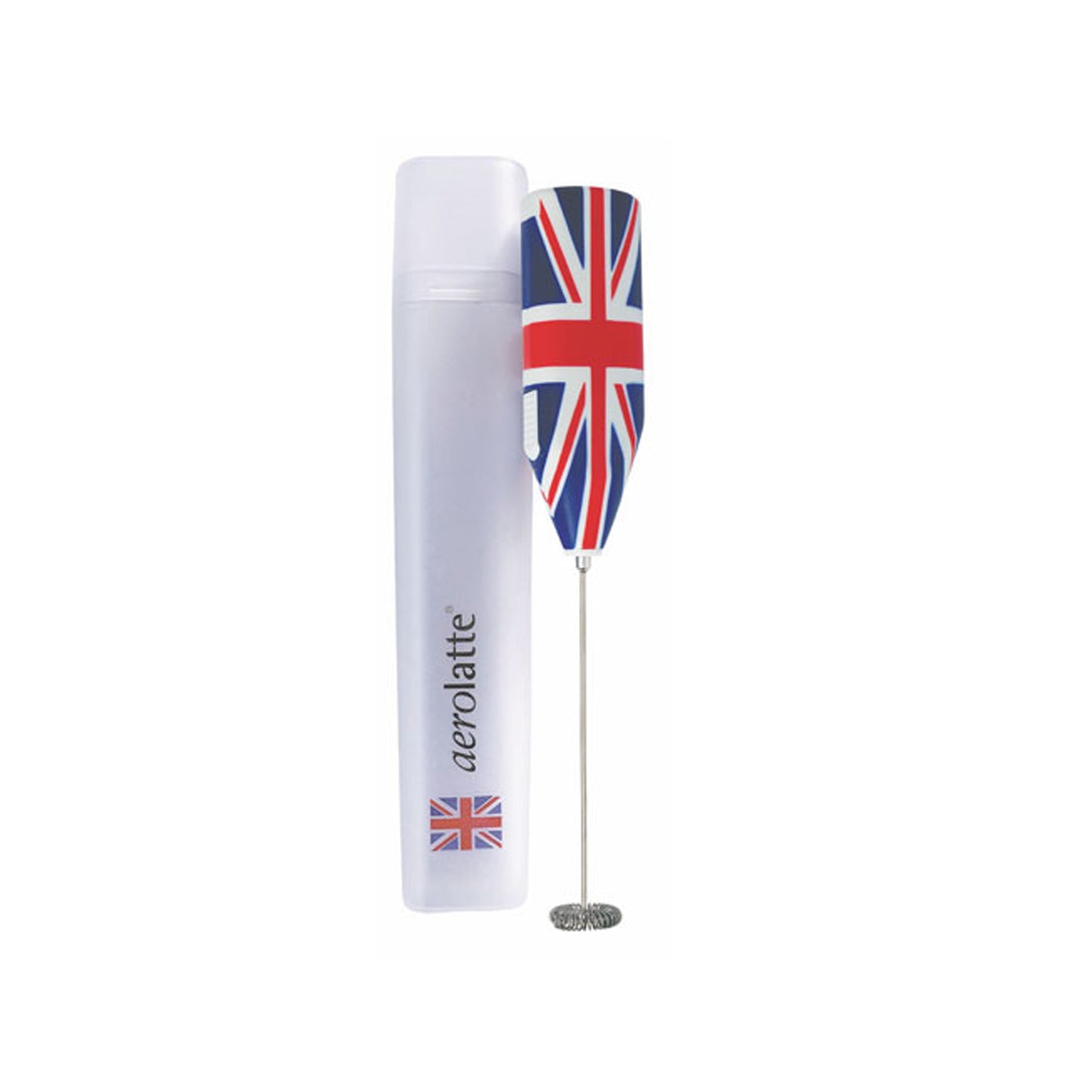 Aerolatte Britannia Union Jack Milk Frother Red, Blue & White