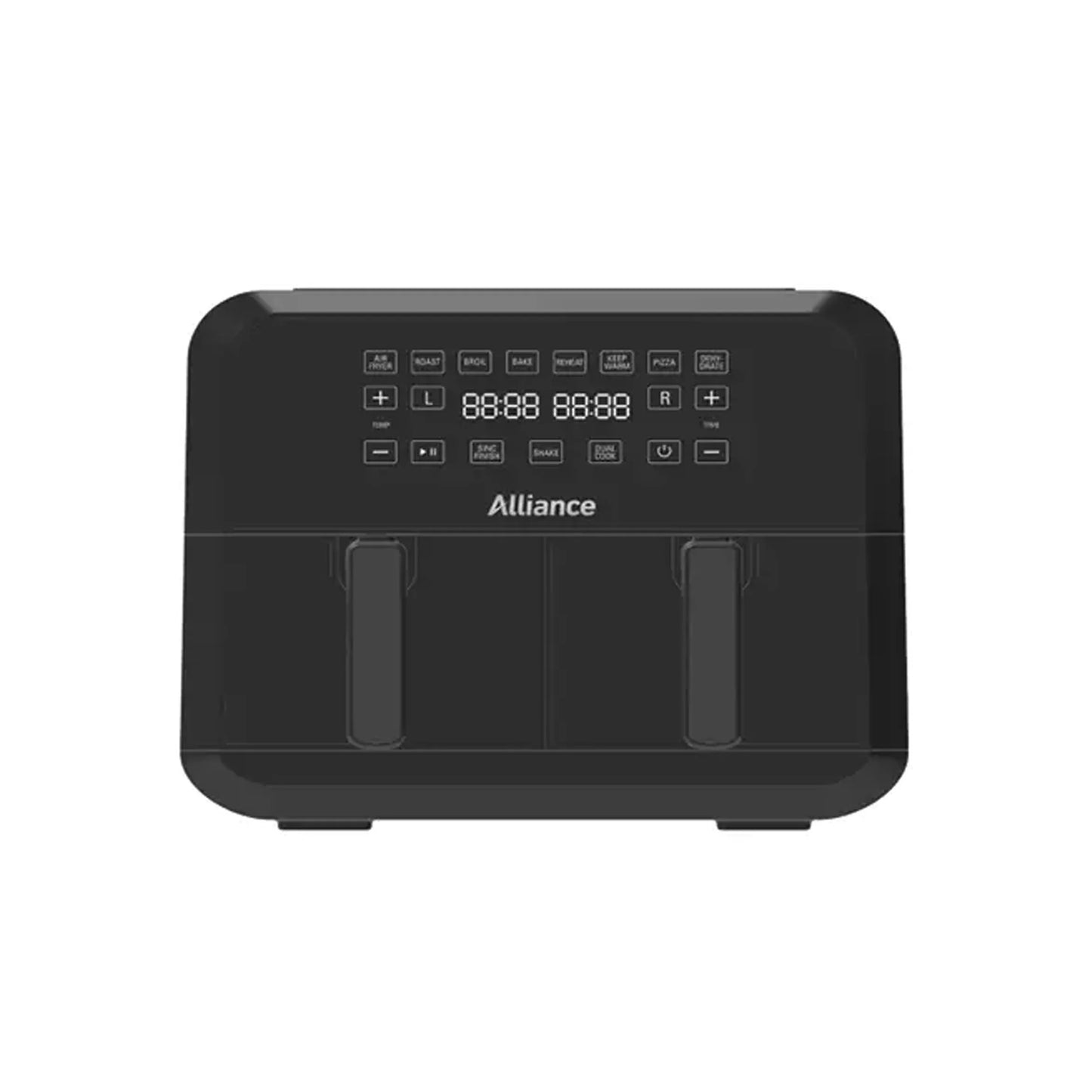 Alliance 8L Digital Dual Basket Air Fryer - Black