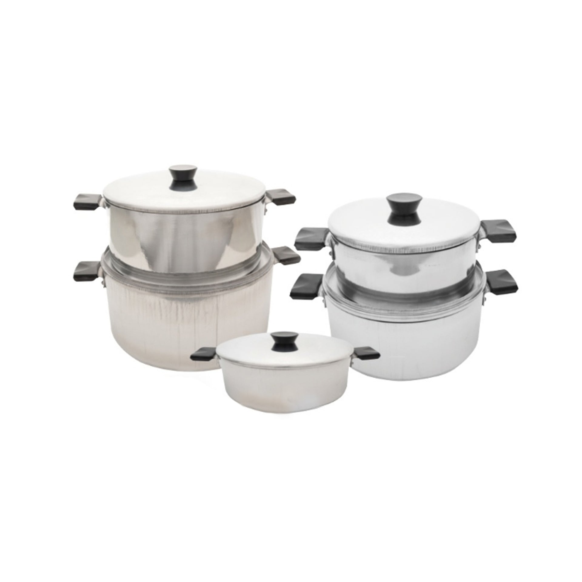 Alpha Cookware 10 Piece Aluminium Cookware Set Silver – The Culinarium