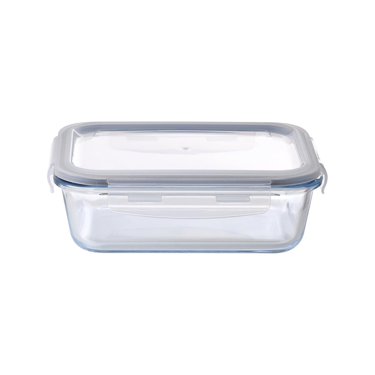 Aqua 1040ml Glass Food Container Clear