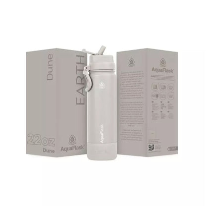 Aquaflask Earth Flipsip 650ml Flask Dune