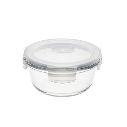 Aqua 400ml Glass Food Storage Container Clear