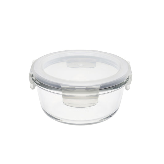 Aqua 400ml Glass Food Storage Container Clear