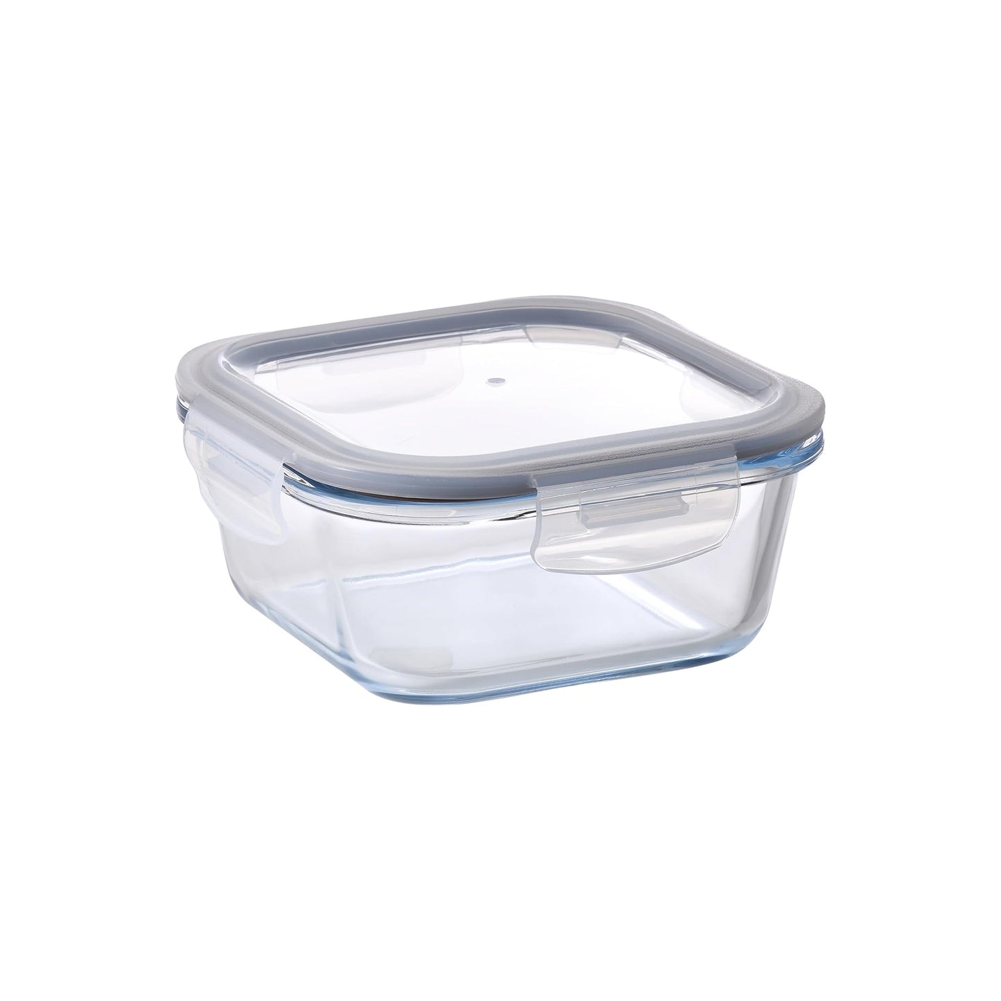 Aqua 520ml Glass Food Container Clear