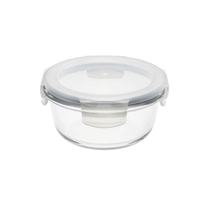 Aqua 620ml Glass Food Storage Container Clear