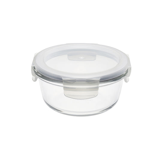 Aqua 620ml Glass Food Storage Container Clear