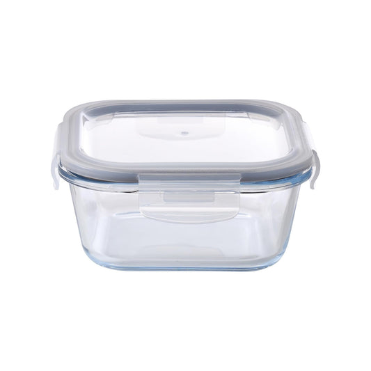 Aqua 800ml Glass Food Storage Container Clear