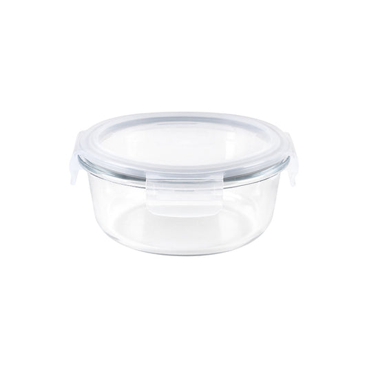 Aqua 950ml Glass Food Container Clear