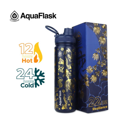 Aquaflask Koi 650ml Flask Resilience Blue