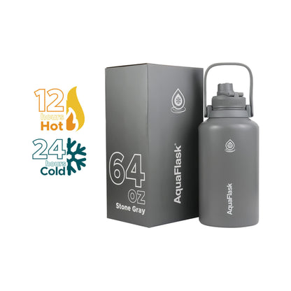 Aquaflask 1.9Lt Flask Stone Grey