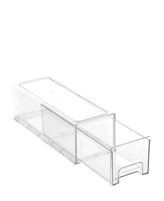 Aqua Stackable Fridge Storage Box 33.7cm - Clear
