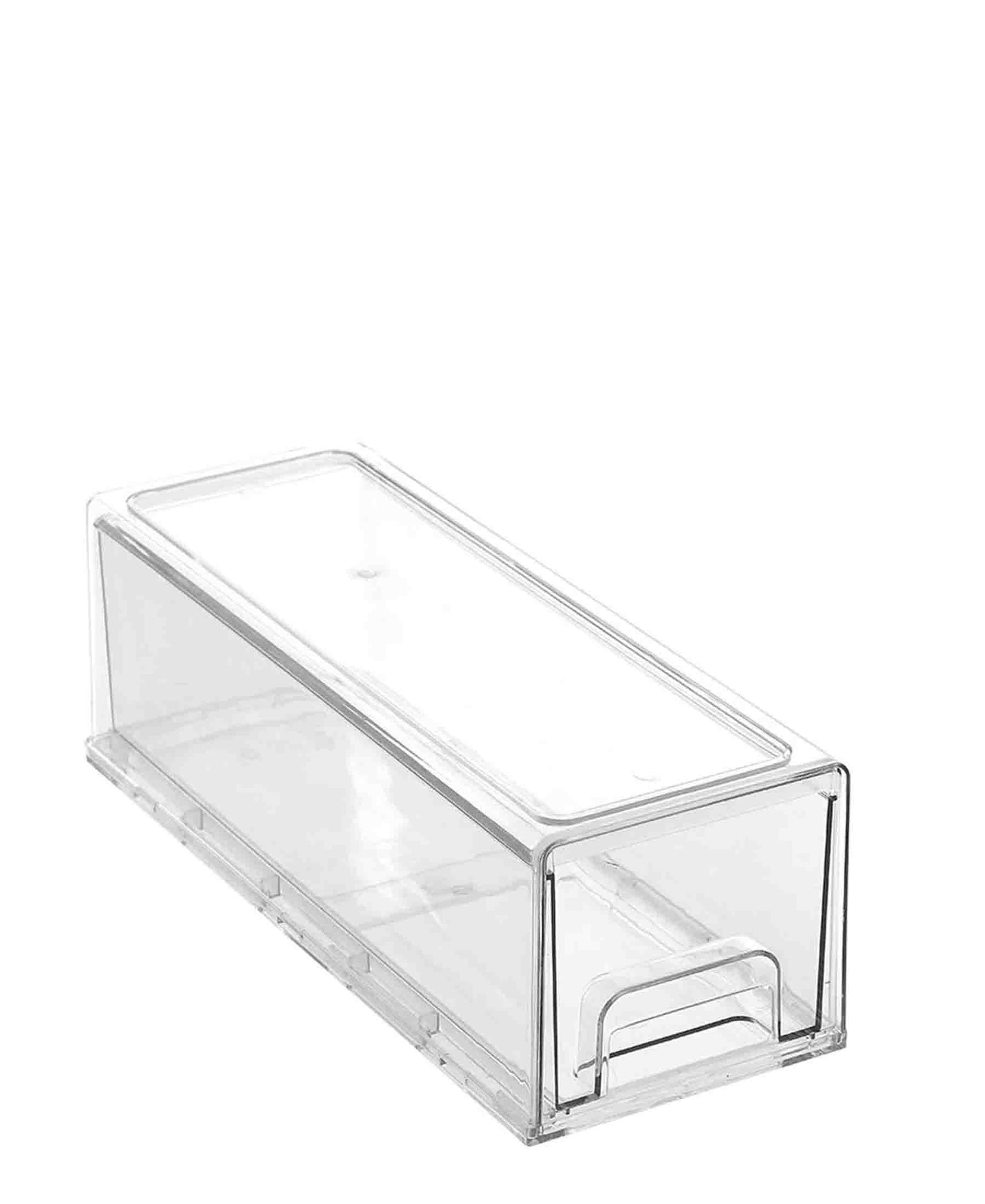 Aqua Stackable Fridge Storage Box 33.7cm - Clear