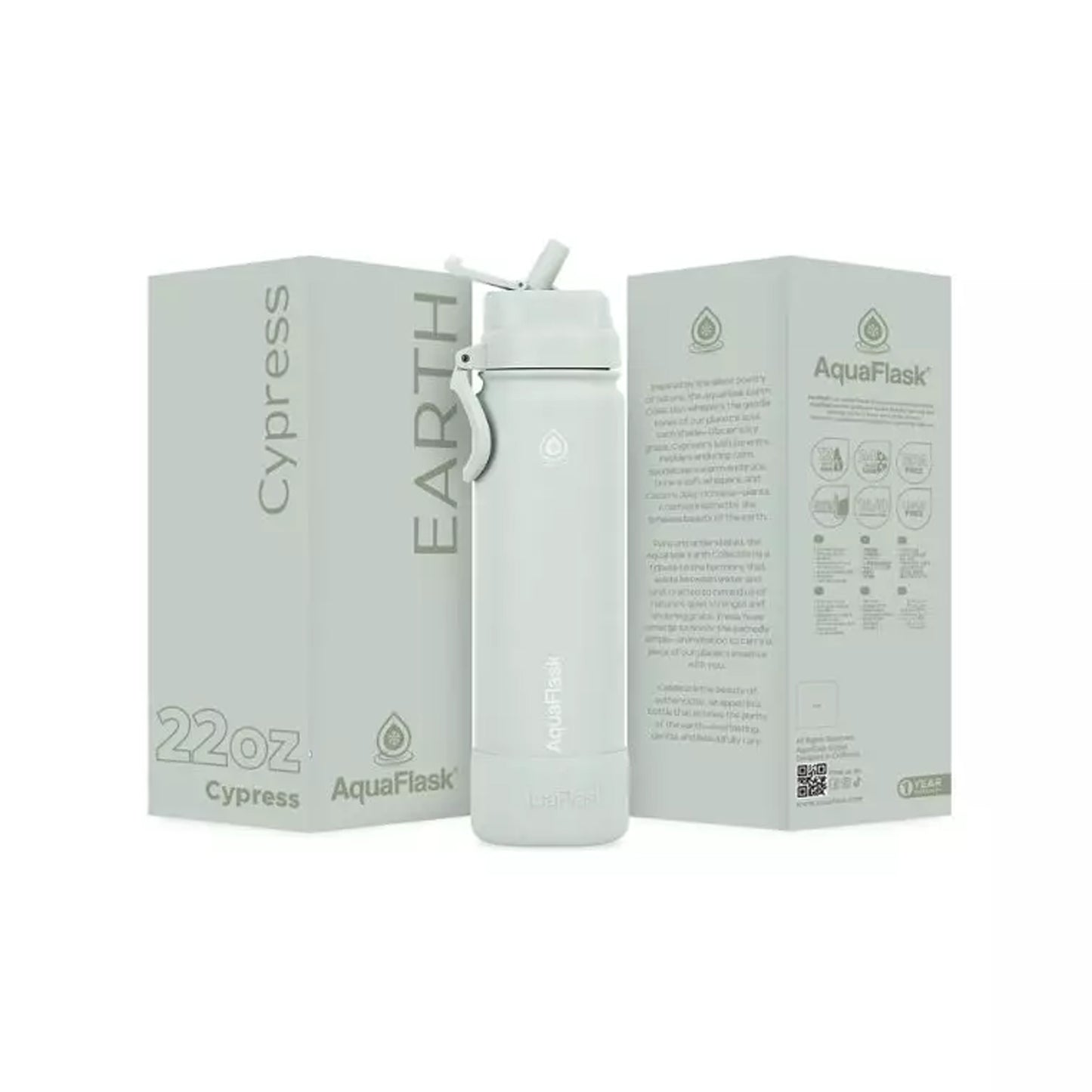 Aquaflask Earth Flipsip 650ml Flask Cypress