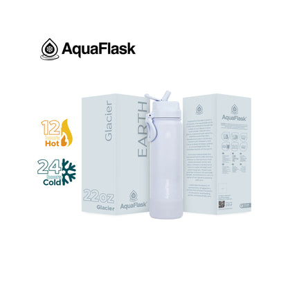 Aquaflask Earth Flipsip 650ml Flask Glacier