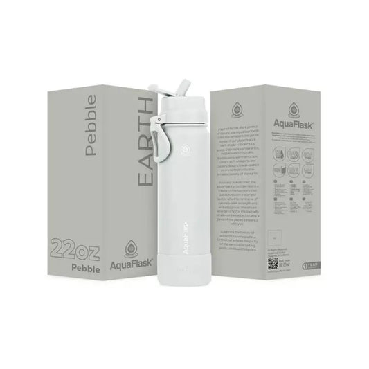 Aquaflask Earth Flipsip 650ml Flask Pebble