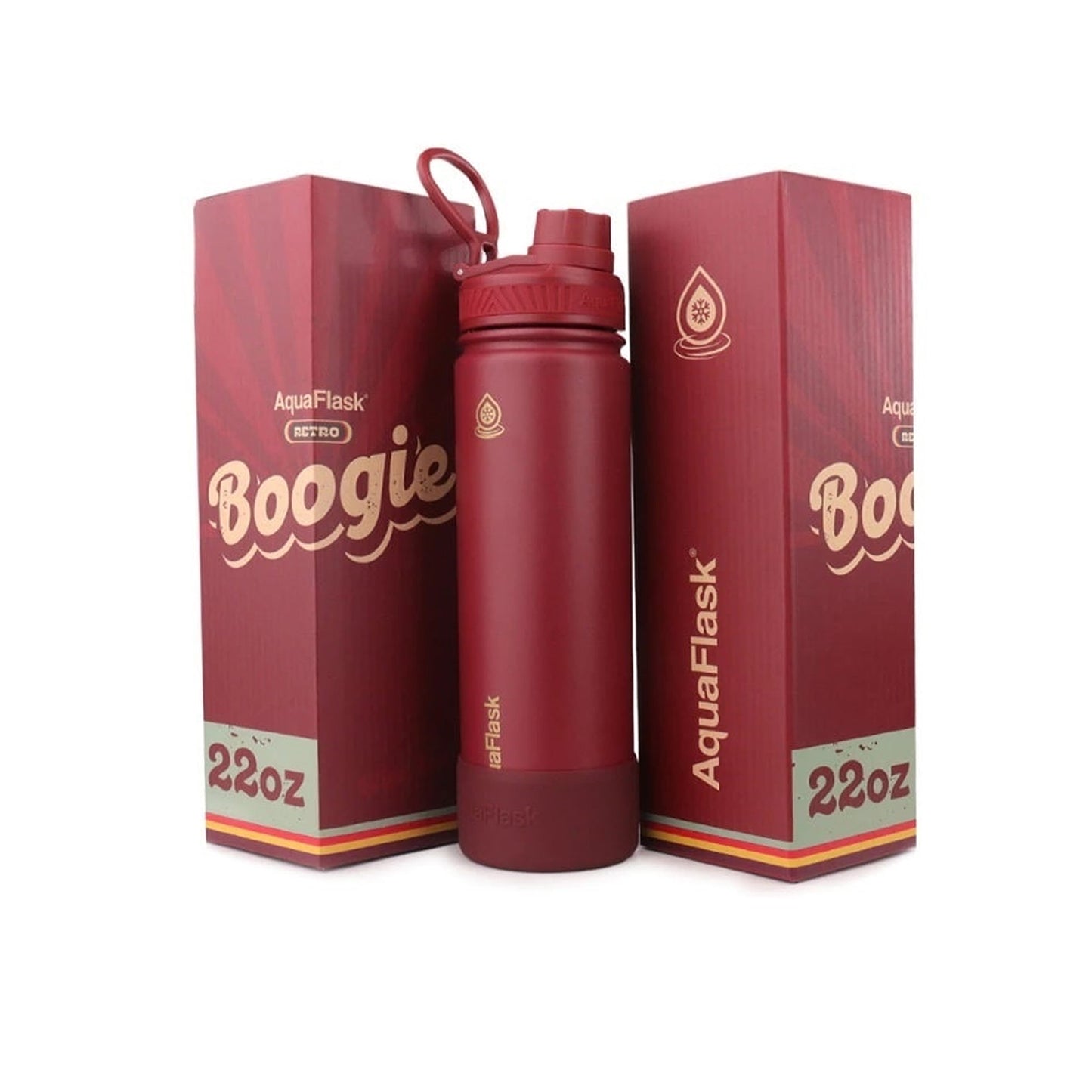 Aquaflask Boogie 650ml Flask Wine Red