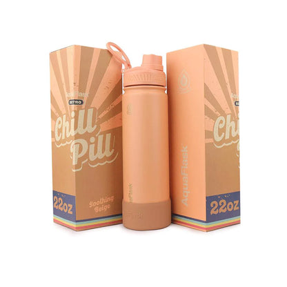 Aquaflask Chill Pill 650ml Flask Soothing Beige