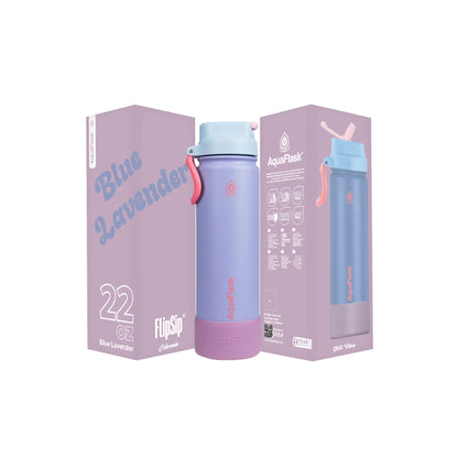 Aquaflask Colorwave Flipsip 650ml Flask Blue Lavender