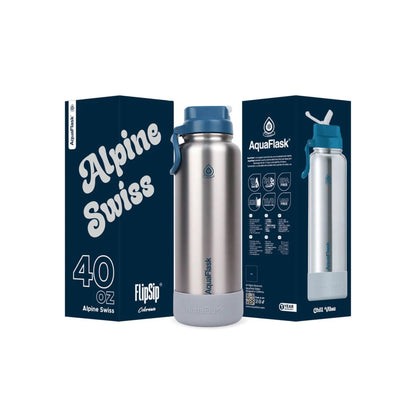 Aquaflask Colorwave Flipsip 1182ml Flask Alpine Swiss