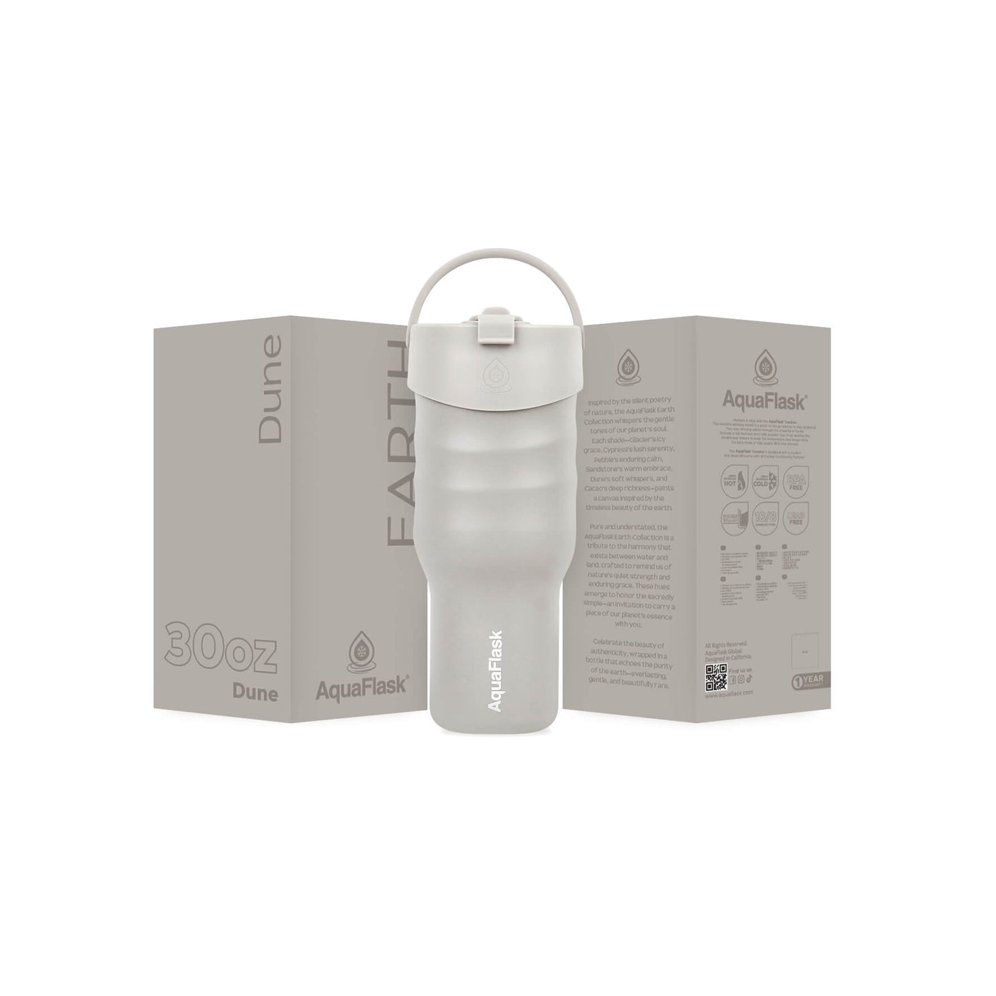 Aquaflask Earth 900ml Tumbler Dune