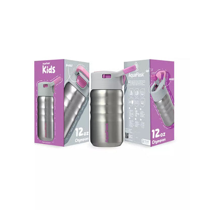 Aquaflask Kids Straw Sip 355ml Flask Olympian