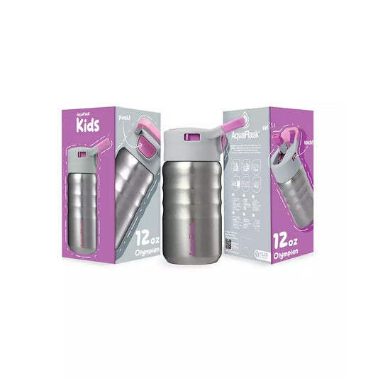 Aquaflask Kids Straw Sip 355ml Flask Olympian