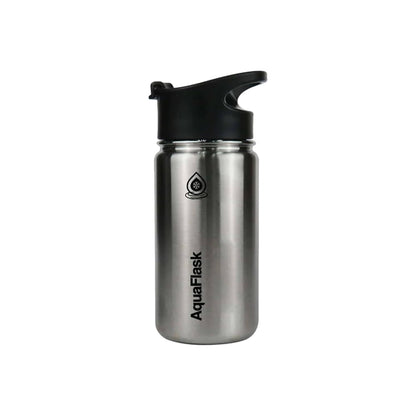 Aquaflask 414ml Flask Silver Steel
