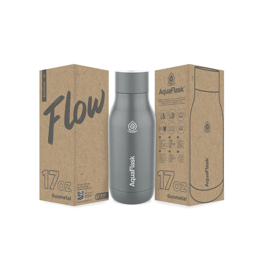 Aquaflask Flow 500ml Flask Gun Metal