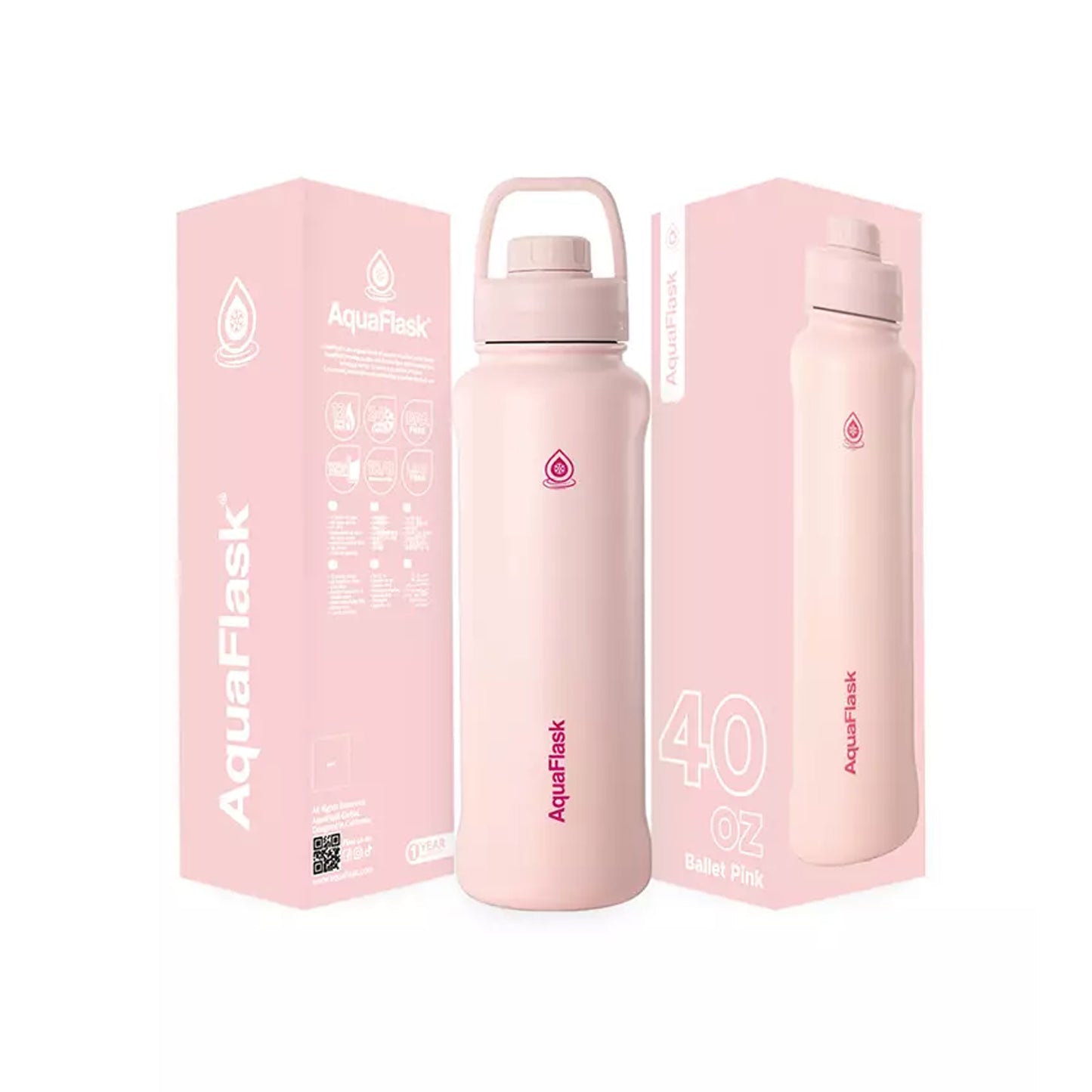 Aquaflask Sport 1182ml Flask Ballet Pink