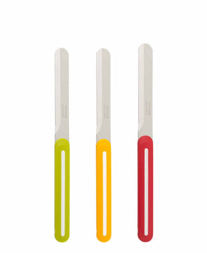 Arcos 3 Piece B Line Series Knife Set - Red, Yellow & Green