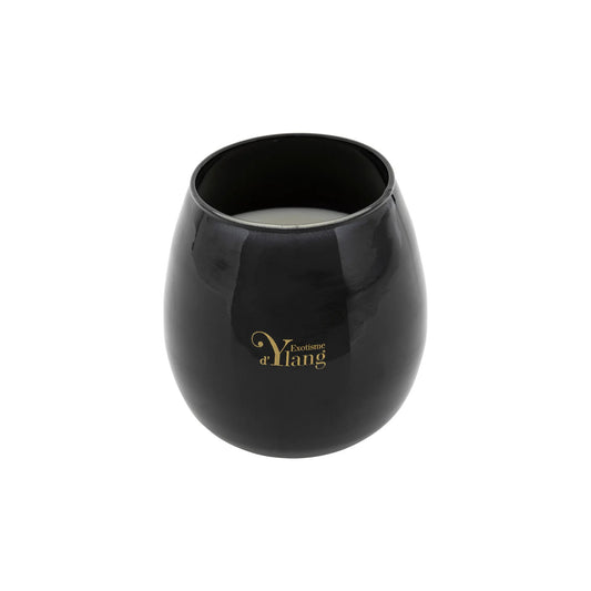 Atmosphera 400g Arlo Exotic Ylang Ylang Scented Candle in Glass Black