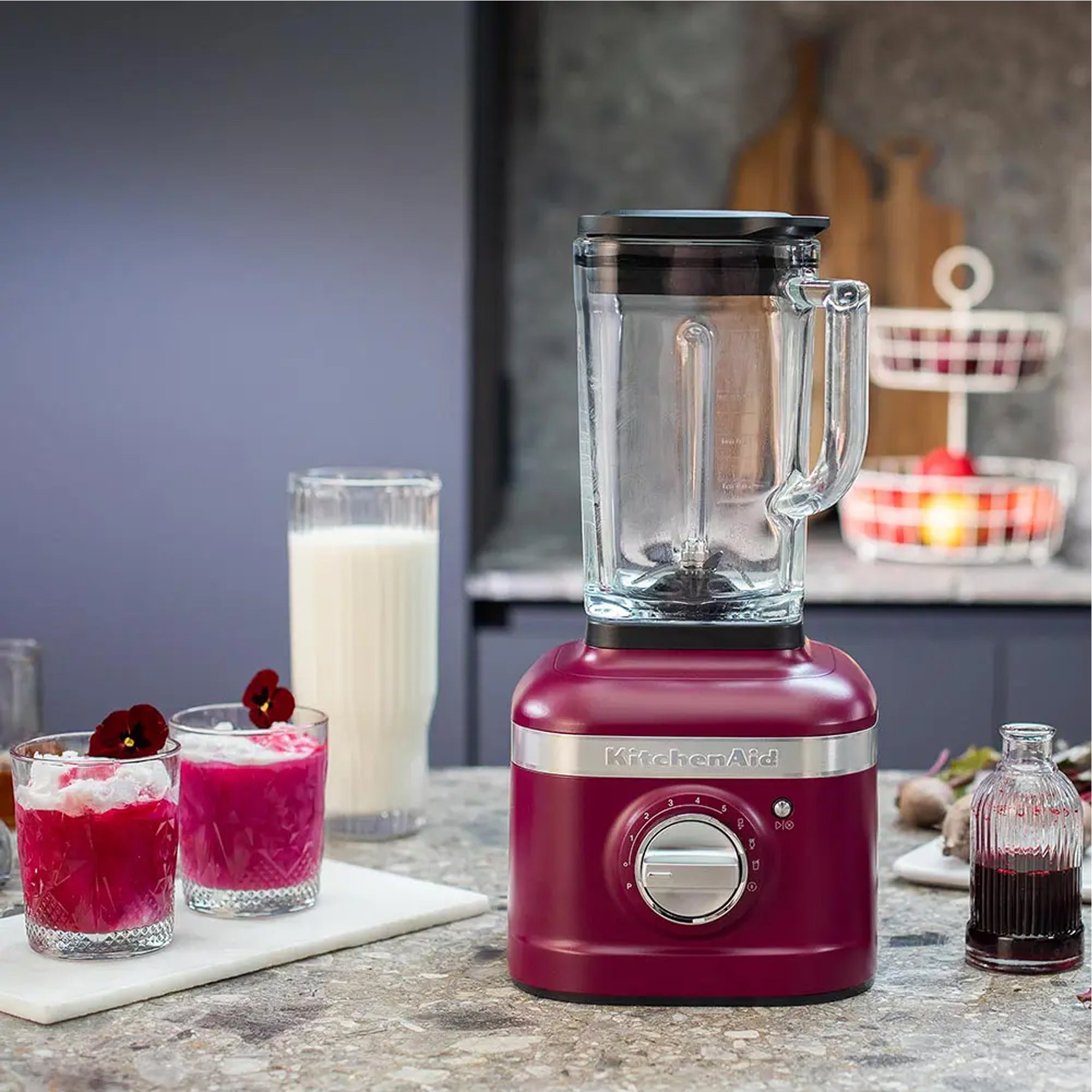 KitchenAid Artisan K400 Blender 1.4L Beetroot The Culinarium