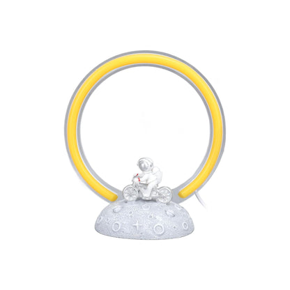Astronaut LED Lamp White & Yellow