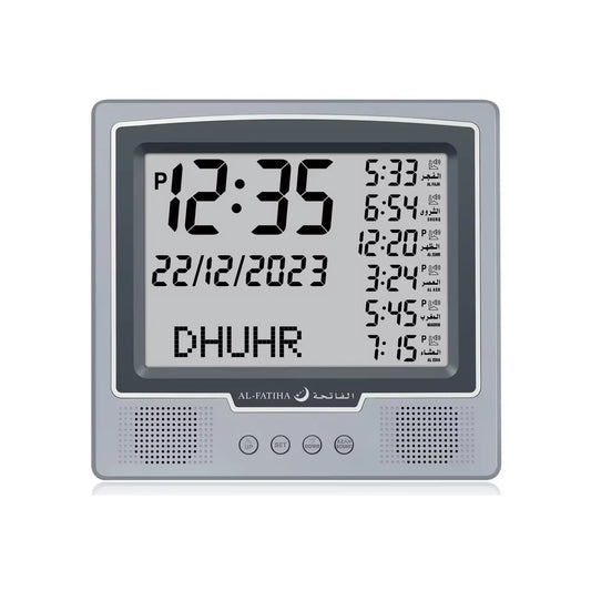 Azaan Clock Grey