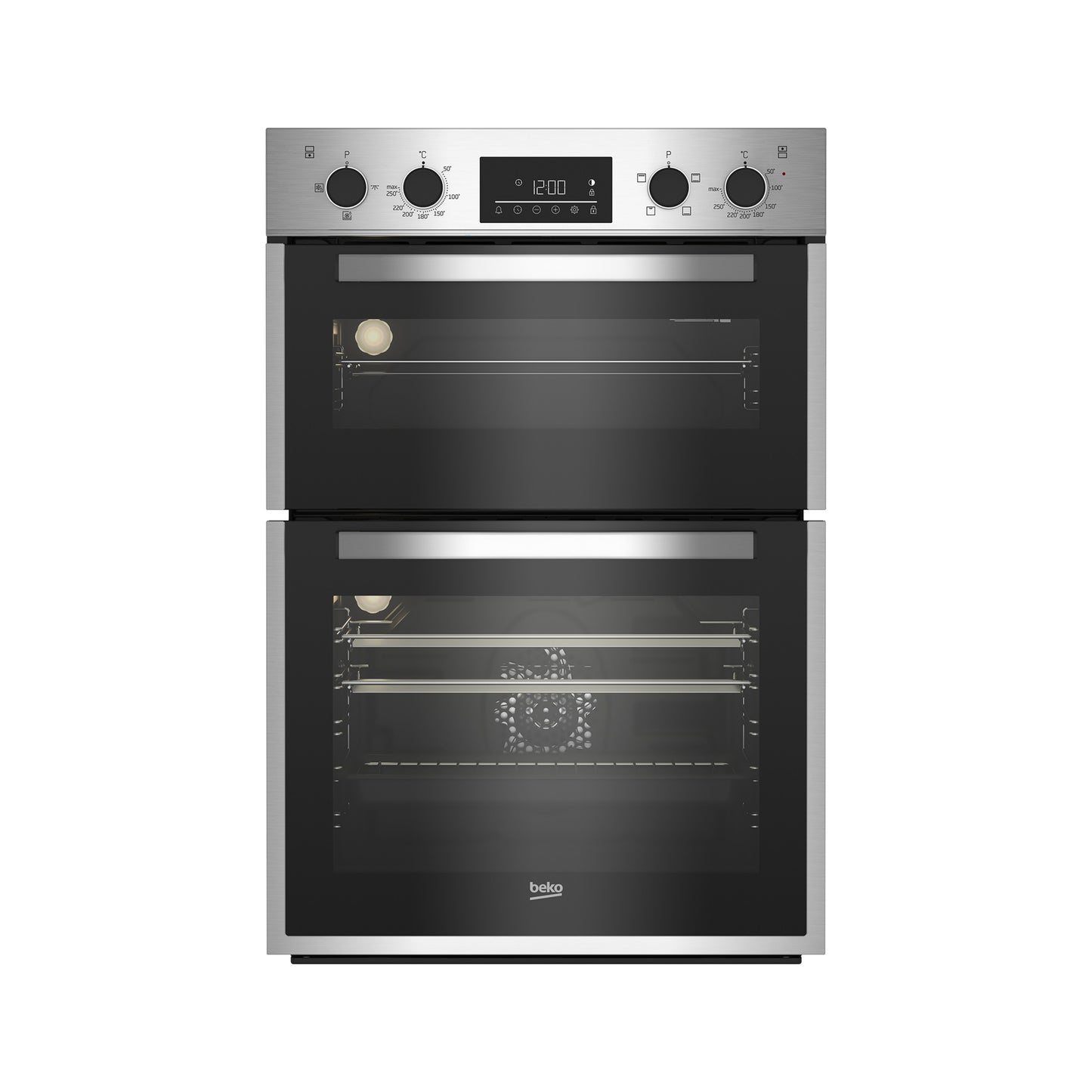 Beko 60cm Built-In Double Oven Inox