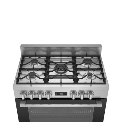 Beko 90cm Gas/Electric Inox Free Standing Stove Stainless Steel