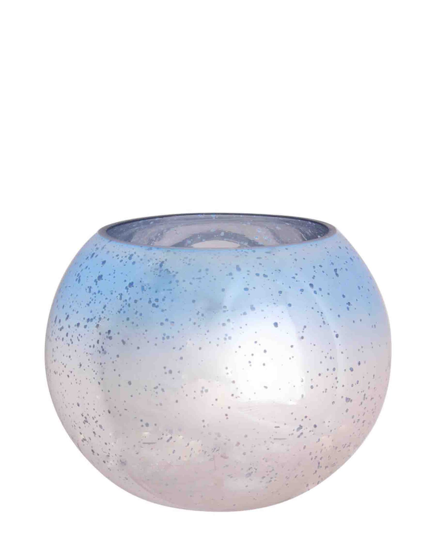 Urban Decor Mercury Vase 20cm - Blue & Silver