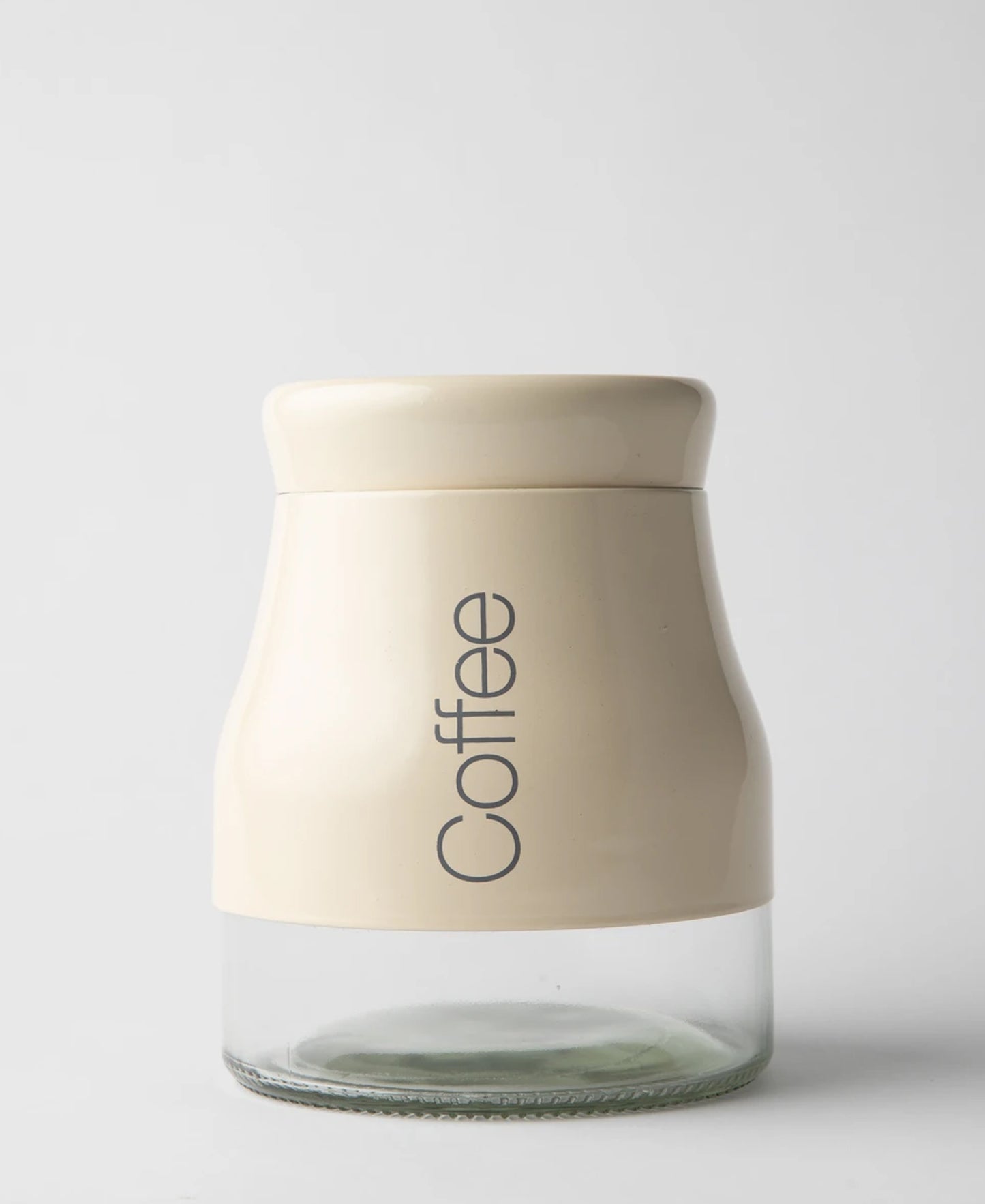 Hotel Collection Coffee Jar - Cream