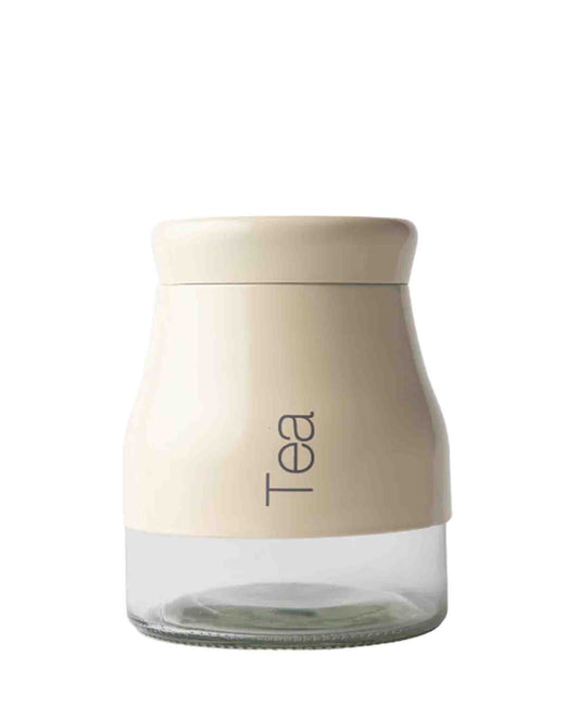 Hotel Collection Tea Jar - Cream