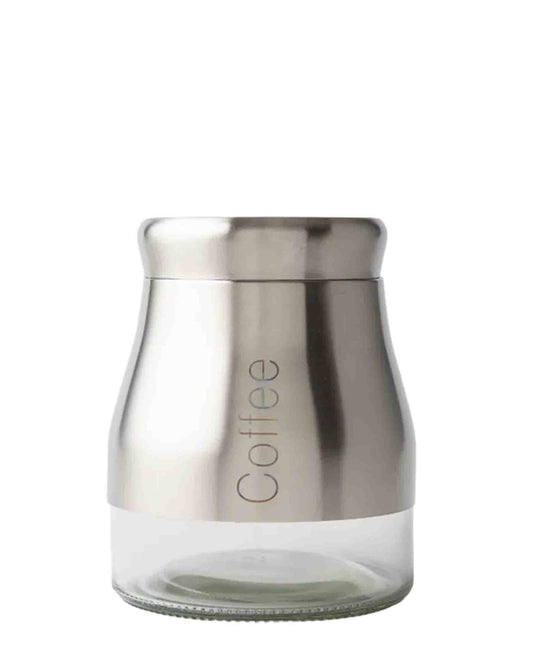 Hotel Collection Stainless Steel Coffee Jar - Silver