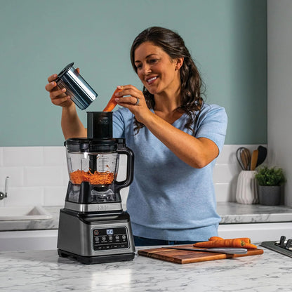 Ninja 3-in-1 Food Processor with Auto-iQ - Black & Silver