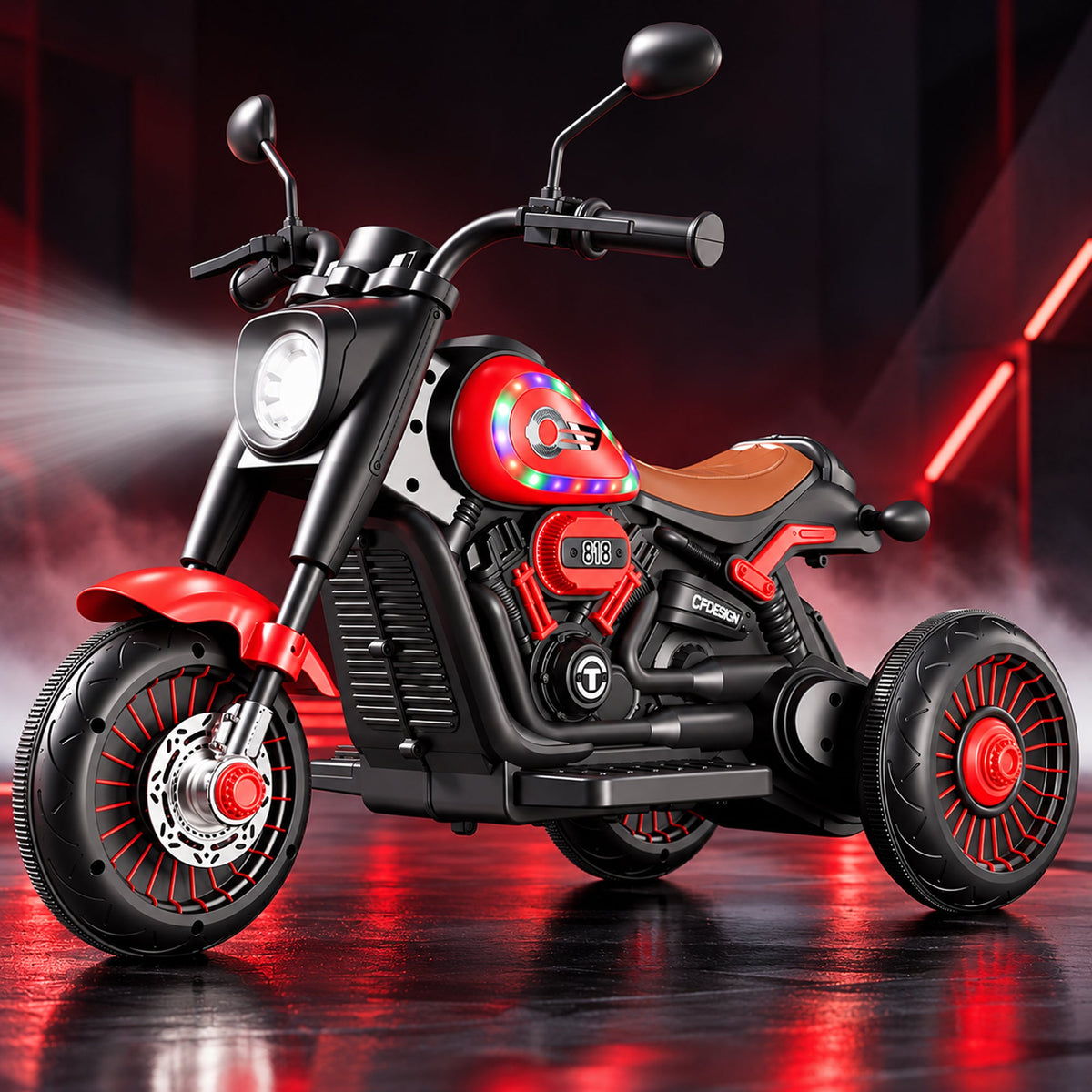 6V Electric Ride-On Toy Motorcycle for Kids - BQP818