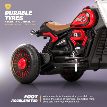 6V Electric Ride-On Toy Motorcycle for Kids - BQP818
