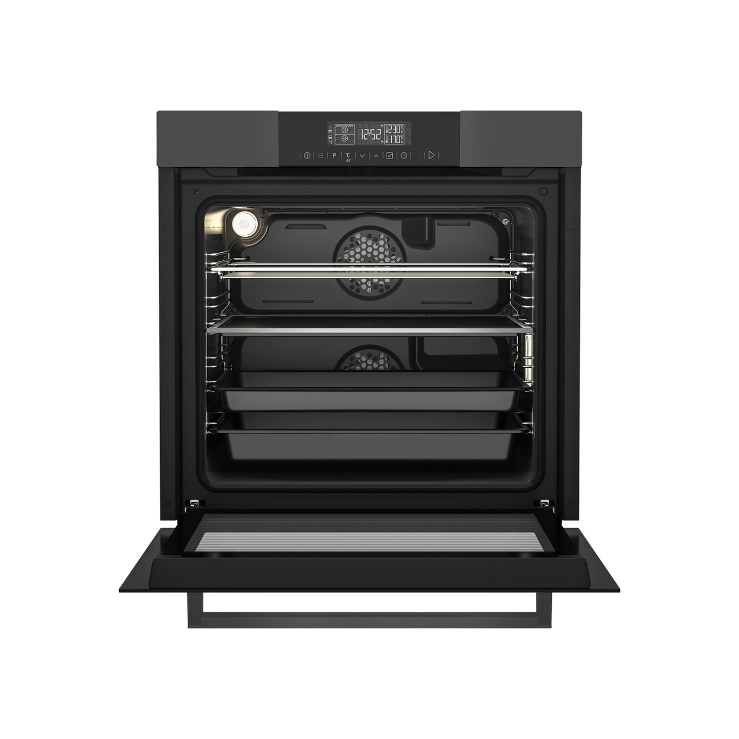 Beko 60cm BI Oven Split & Cook MultiFunction Oven Bohemian Anthracite