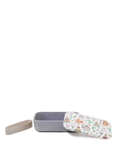 Kitchen Life Bamboo Lunch Box - Grey