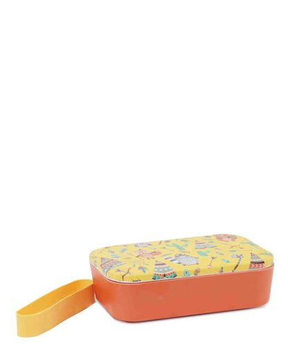 Kitchen Life Bamboo Lunch Box - Orange