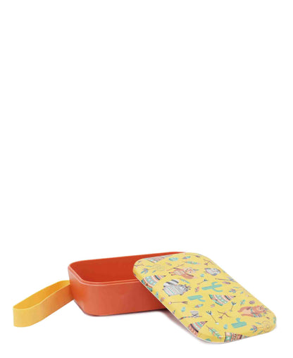 Kitchen Life Bamboo Lunch Box - Orange