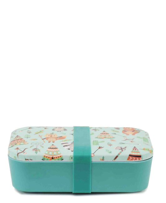 Kitchen Life Bamboo Lunch Box - Teal